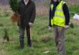 Councillor Jarvis with secretary Steve
